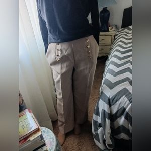 EUC Vince Camuto size 6 wool/knit tan pants